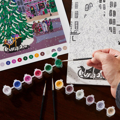 Christmas Square Paint By Number Kit available at American Swedish Institute.