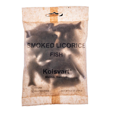 Kolsvart Smoked Licorice available at American Swedish Institute.