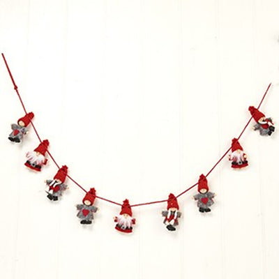 Red Grey Tomtar Garland available at American Swedish Institute.
