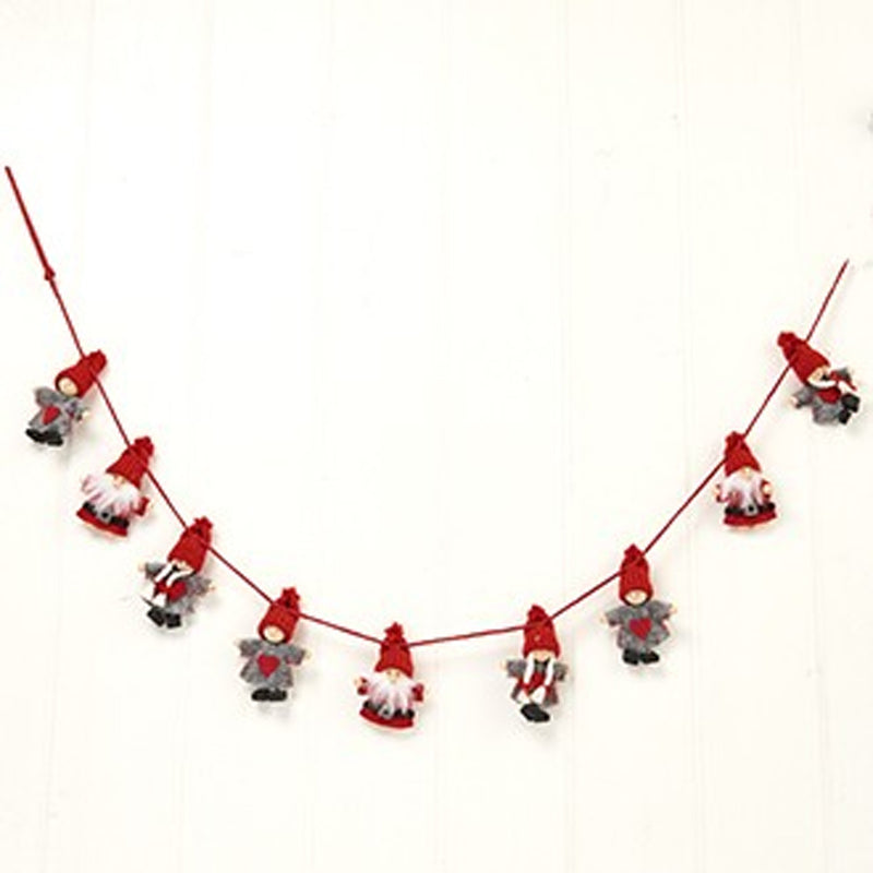 Red Grey Tomtar Garland available at American Swedish Institute.