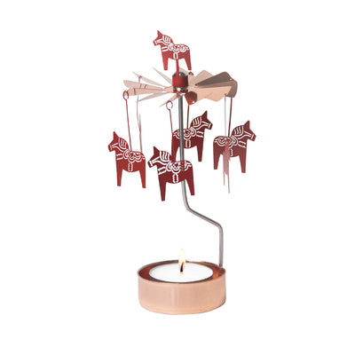 Red Dala Horse Rotary Chime available at American Swedish Institute.