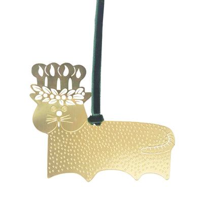 Lucia Cat Ornament available at American Swedish Institute.