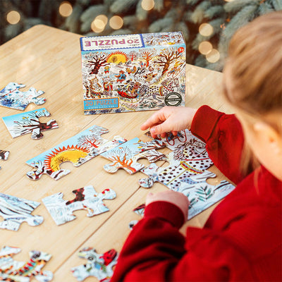 Winter Sleigh Ride Puzzle available at American Swedish Institute.