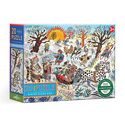 Winter Sleigh Ride Puzzle available at American Swedish Institute.