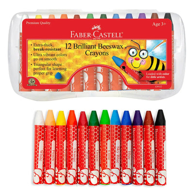 12 Brilliant Beeswax Crayons available at American Swedish Institute.