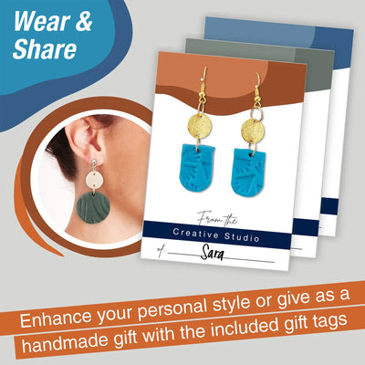 Texture Clay Earrings DIY Kit available at American Swedish Institute.