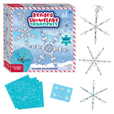 Beaded Snowflake Ornaments Kit available at American Swedish Institute.