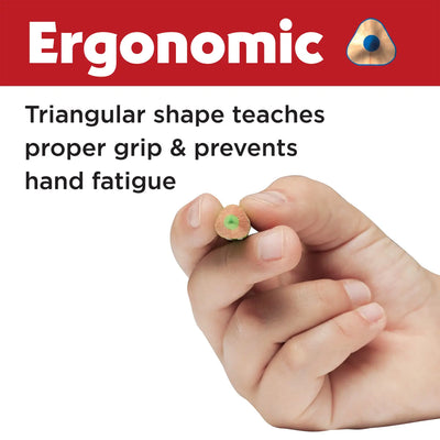 12 Triangular Colored Pencils Eco Pencils