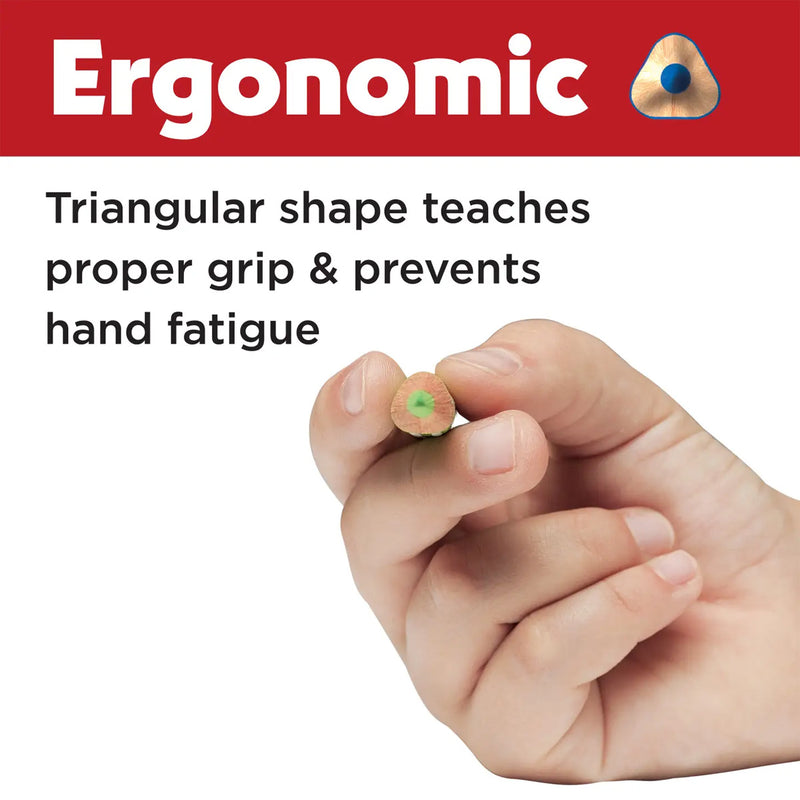 12 Triangular Colored Pencils Eco Pencils