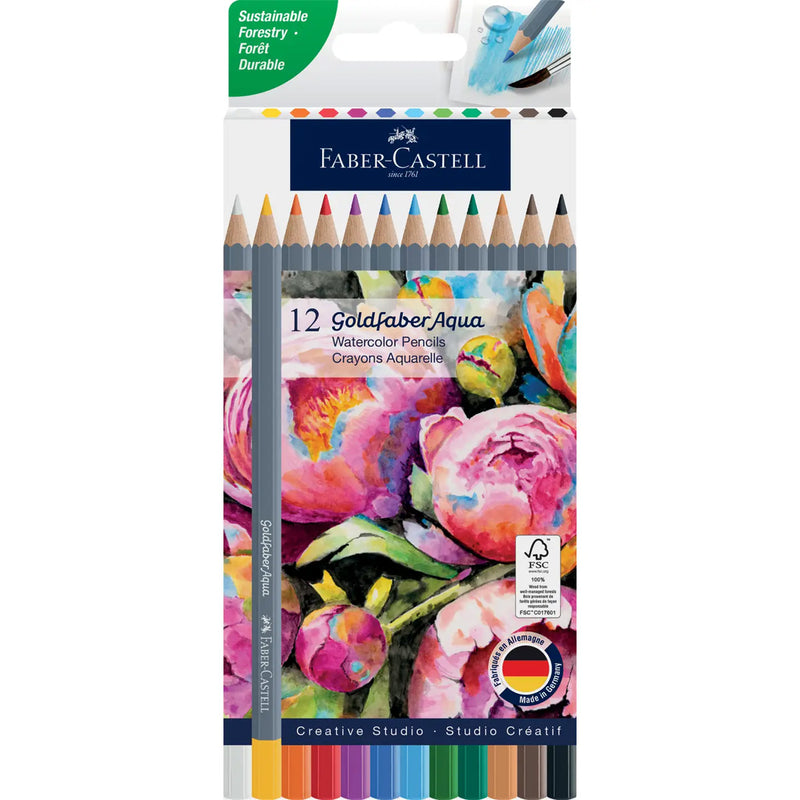 Goldfaber Aqua Watercolor Pencil Box Set available at American Swedish Institute.
