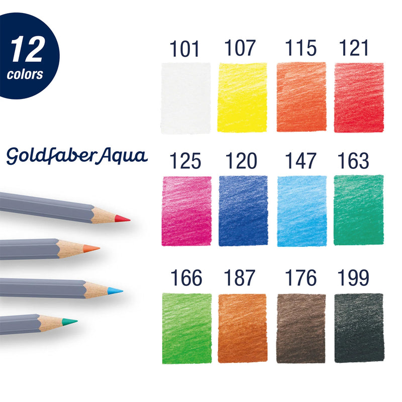 Goldfaber Aqua Watercolor Pencil Box Set available at American Swedish Institute.