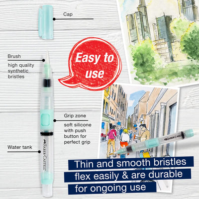 Deluxe Refillable Artists' Water Paint Brush available at American Swedish Institute.