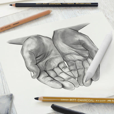 Charcoal Sketch Set for Drawing available at American Swedish Institute.