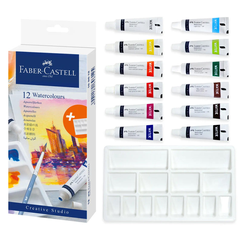Watercolors, Set of 12 Paint Tubes available at American Swedish Institute.