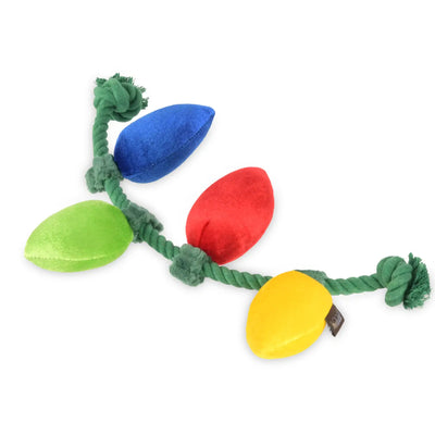 Home For the Holidays Twinkly Tugger Dog Toy available at American Swedish Institute.
