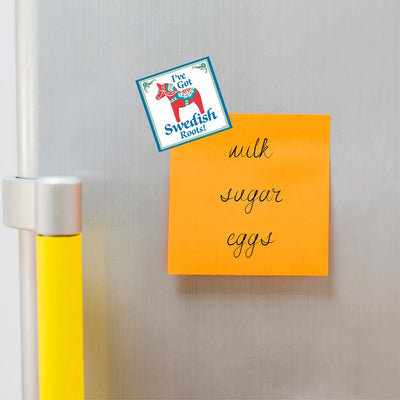 I've Got Swedish Roots Tile Magnet available at American Swedish Institute.