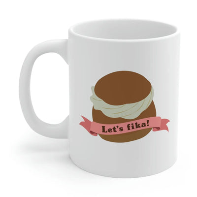 Let's Fika Mug available at American Swedish Institute.