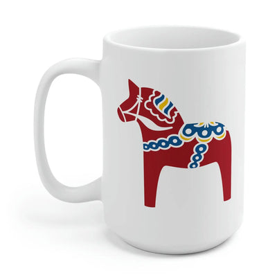 Swedish Dala Horse Mug available at American Swedish Institute.