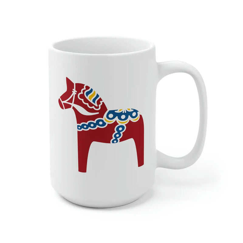 Swedish Dala Horse Mug available at American Swedish Institute.
