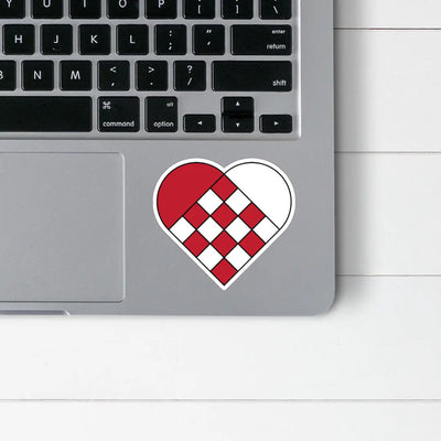 Woven Basket Heart Sticker available at American Swedish Institute.