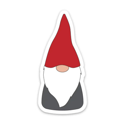 Red Hat Scandinavian Gnome Sticker available at American Swedish Institute.