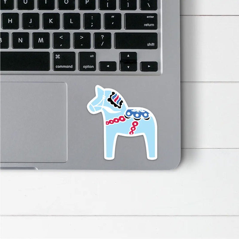 Midsummer Swedish Dala Sticker available at American Swedish Institute.