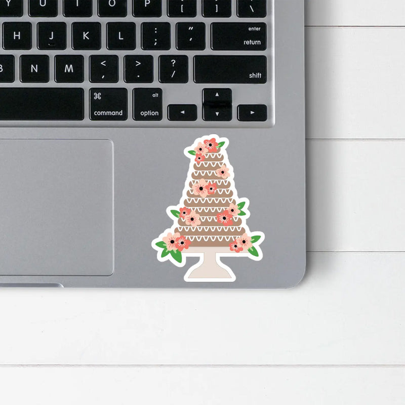 Kransekake (Norwegian Wedding Cake) Sticker available at American Swedish Institute.
