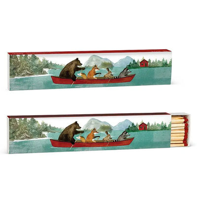 Animals in Canoe Long Boxed Matches available at American Swedish Institute.
