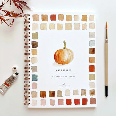 Emily Lex Autumn Watercolor Workbook available at American Swedish Institute.