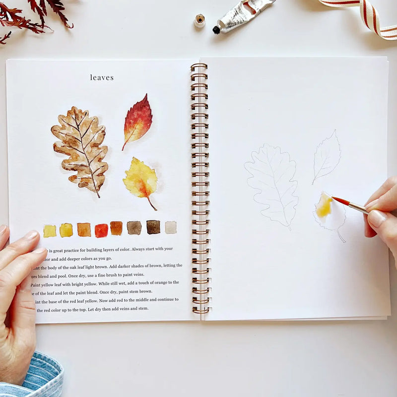 Emily Lex Autumn Watercolor Workbook available at American Swedish Institute.