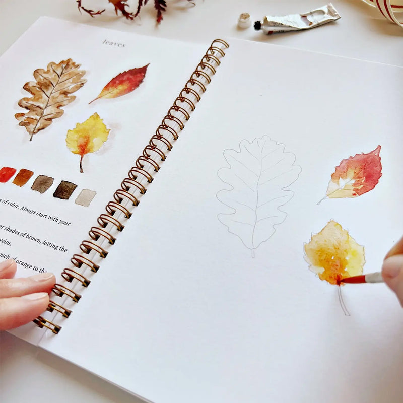 Emily Lex Autumn Watercolor Workbook available at American Swedish Institute.