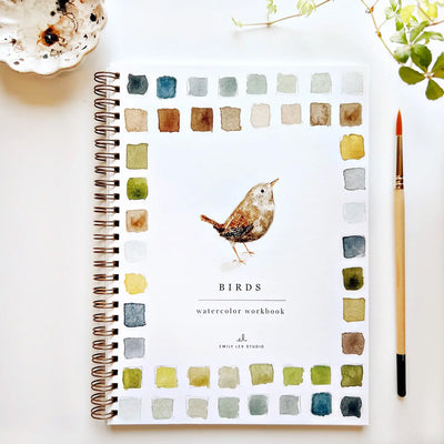 Birds Watercolor Workbook available at American Swedish Institute.