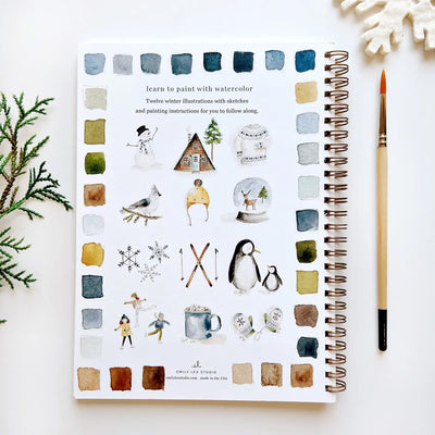 Emily Lex Winter Watercolor Workbook available at American Swedish Institute.