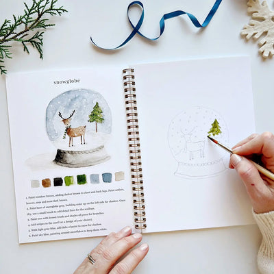 Emily Lex Winter Watercolor Workbook available at American Swedish Institute.