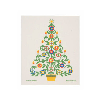Candle Tree Tree Dishcloth available at American Swedish Institute.