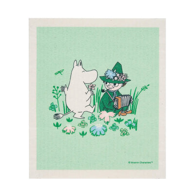 Moomintroll & Snufkin Dishcloth available at American Swedish Institute.