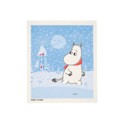 Moomin Snow Dishcloth available at American Swedish Institute.