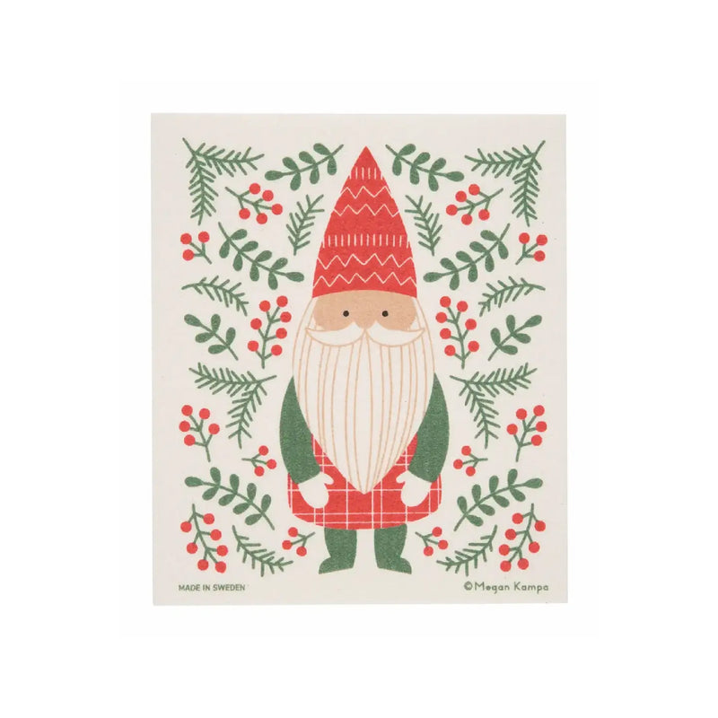 Christmas Gnome Dishcloth available at American Swedish Institute.