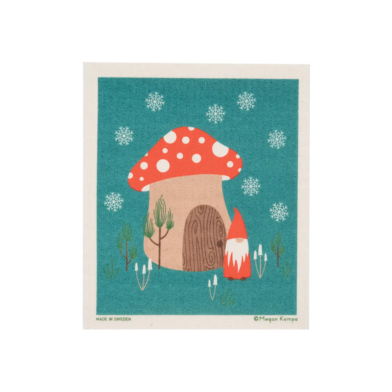 Gnome Home Dishcloth
