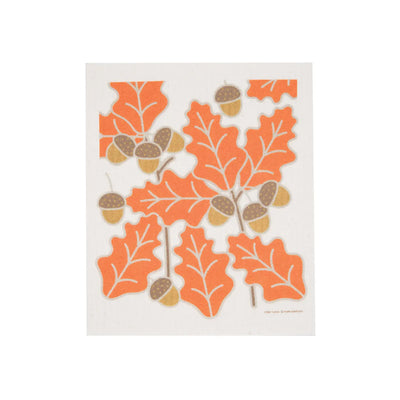 Oak Leaves Dishcloth available at American Swedish Institute.