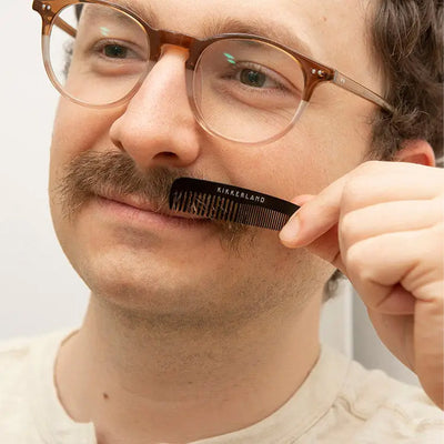 Mini Mustache Comb available at American Swedish Institute.
