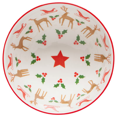 Reindeer Holiday Bowl available at American Swedish Institute.