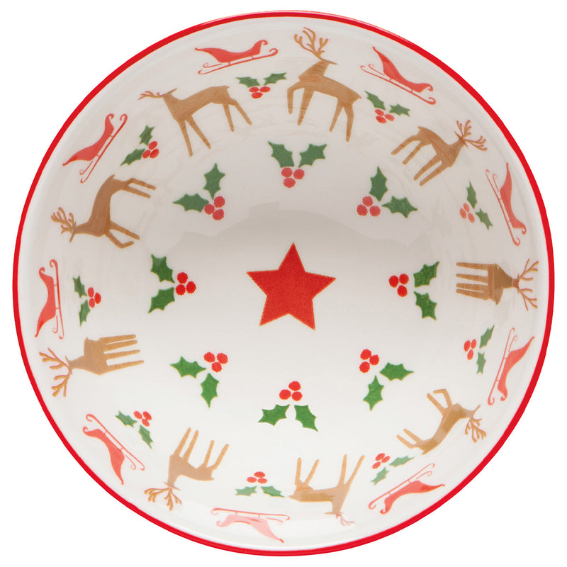 Reindeer Holiday Bowl available at American Swedish Institute.