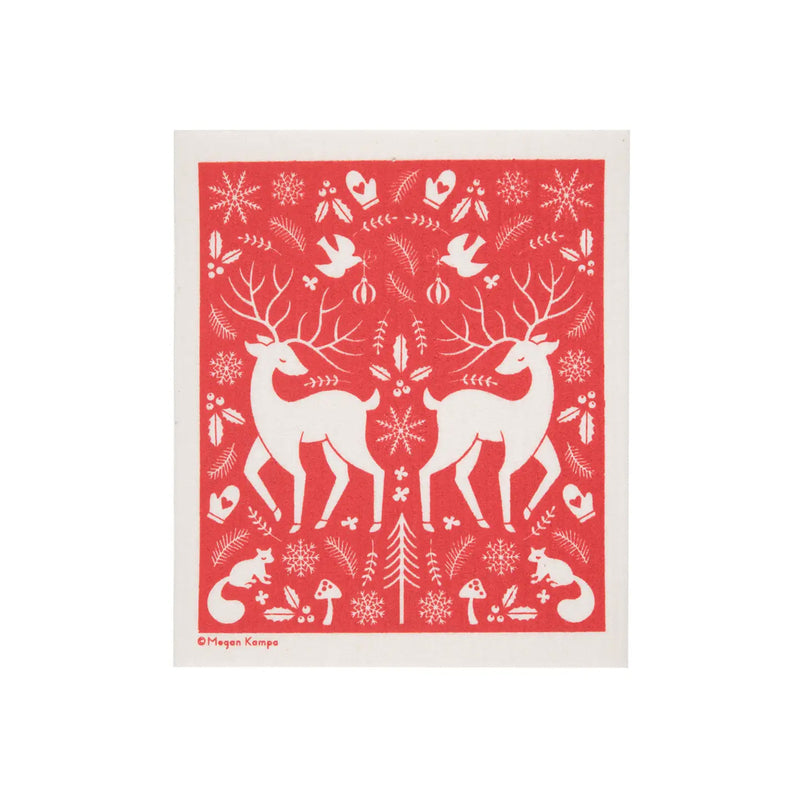 Red Deer Dishcloth available at American Swedish Institute.