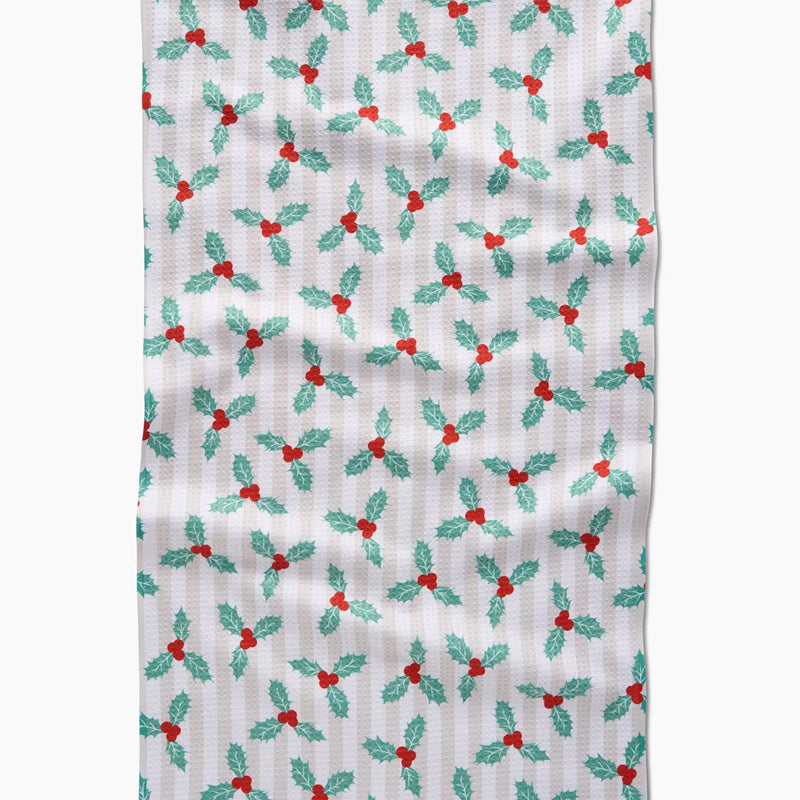 Mistle Stripe Tea Towel available at American Swedish Institute.