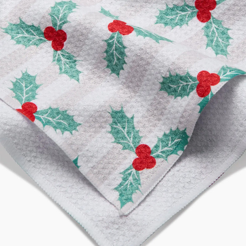 Mistle Stripe Tea Towel available at American Swedish Institute.