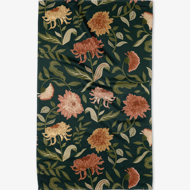 Chrysanthemums In November Tea Towel available at American Swedish Institute.