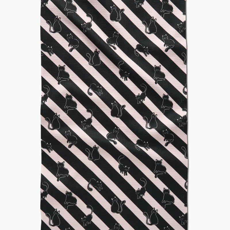 Striped Cats Tea Towel available at American Swedish Institute.