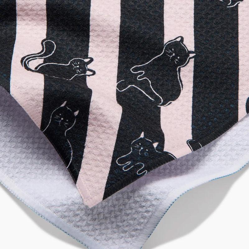 Striped Cats Tea Towel available at American Swedish Institute.