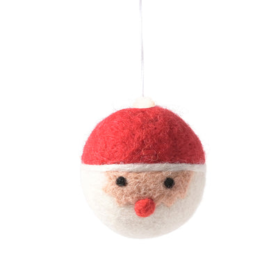 aveva design Felt Round Tomte Ornament available at American Swedish Institute.